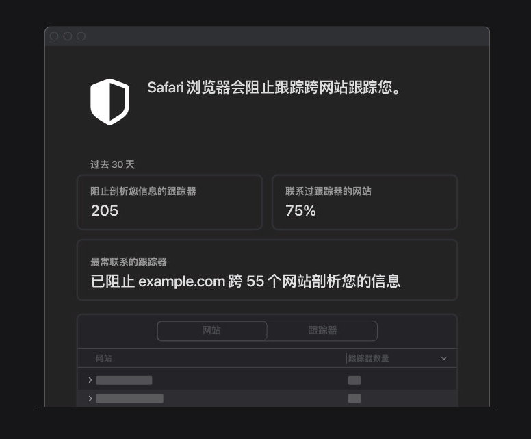英德苹果手机维修分享如何在 Safari 浏览器中查看和打开隐私报告 
